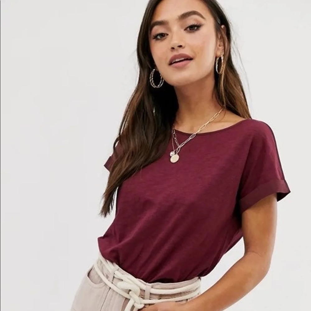 ASOS Oasis Boxy Cropped Top